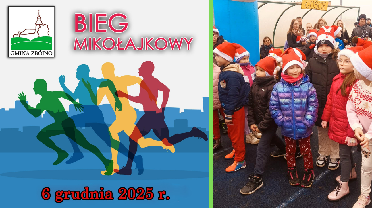 Bieg Mikołajkowy 2025 w Zbójnie
