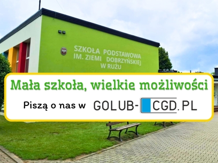 Mała szkoła, wielkie możliwości! - piszą o nas w gazecie CGD